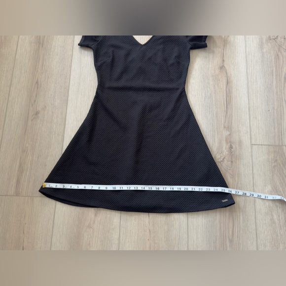 Armani Exchange Black Textured Mini Dress - Picture 7 of 8